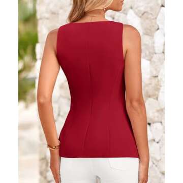 BTFBM Women's Sleek Business Vest - Perfect for Every Occasion