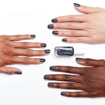 Essie Quick Dry Vegan Nail Polish Charcoal Gray Shade