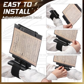 Feifeiya Flute Lyre Flip Folder for Marching Band