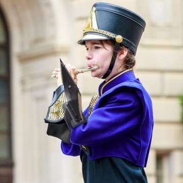 Feifeiya Flute Lyre Flip Folder for Marching Band