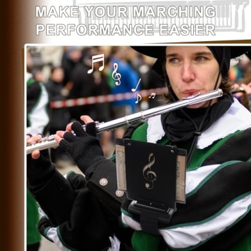 Feifeiya Flute Lyre Flip Folder for Marching Band