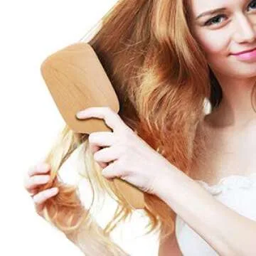 Premium Boar Bristle Hair Brush for All Hair Types