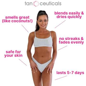 Tanceuticals Dark Self Tanner for Natural Looking Tan