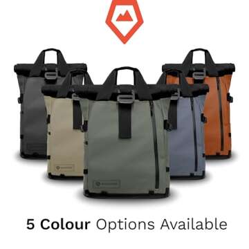 WANDRD All-New PRVKE 21L Photography Travel Backpack - Weather Resistant Camera Bag with Laptop Compartment (Wasatch Green)