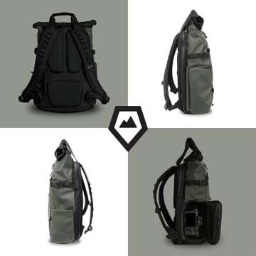 WANDRD All-New PRVKE 21L Photography Travel Backpack - Weather Resistant Camera Bag with Laptop Compartment (Wasatch Green)
