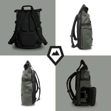 WANDRD All-New PRVKE 21L Photography Travel Backpack - Weather Resistant Camera Bag with Laptop Compartment (Wasatch Green)