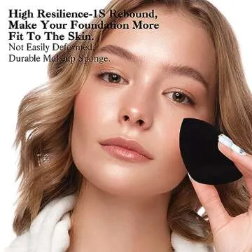 Breathable Makeup Sponge Set with Holder for Travel