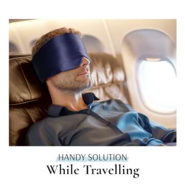 Zenssia Mulberry Silk Sleep Mask for Ultimate Comfort