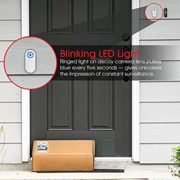 Power Gear Decoy Security Camera with Flashing LED Light