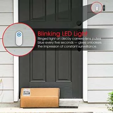 Power Gear Decoy Security Camera with Flashing LED Light