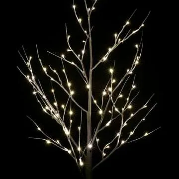 Vickerman 6' Birch Twig Tree with LED Lights