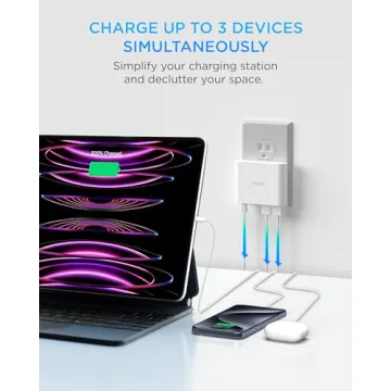 iHome 32W USB Wall Charger - Fast Charging for Apple Devices