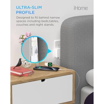 iHome 32W USB Wall Charger - Fast Charging for Apple Devices