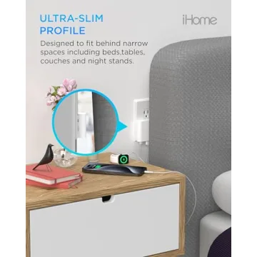 iHome 32W USB Wall Charger - Fast Charging for Apple Devices