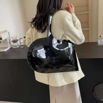 Stylish Lovehomily Heart Fashion Clutch Tote Bag for Women