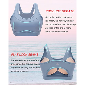 High Impact Sports Bra for Women - Racerback Style