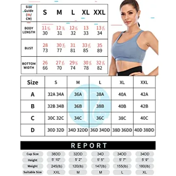 High Impact Sports Bra for Women - Racerback Style
