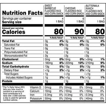 Quaker Rice Crisps Savory Variety Pack - 14 Single Bags