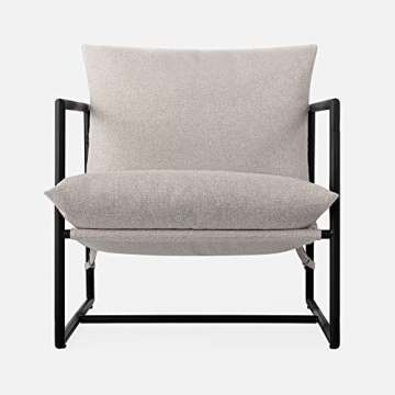 ZINUS Aidan Sling Chair - Comfortable Metal Framed Accent Chair