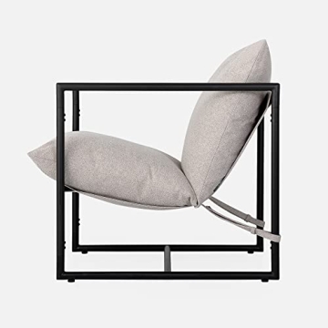 ZINUS Aidan Sling Chair - Comfortable Metal Framed Accent Chair