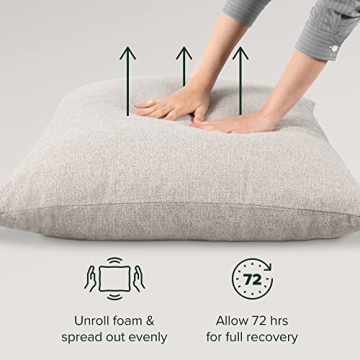 ZINUS Aidan Sling Chair - Comfortable Metal Framed Accent Chair