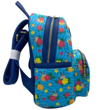 Loungefly Pokemon Squirtle Flower Mini Backpack