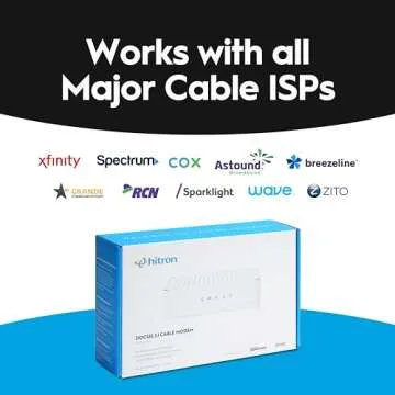 Hitron CODA DOCSIS 3.1 Modem - 1 Gbps Speeds for All ISPs