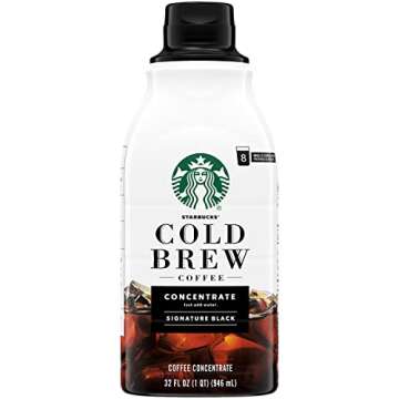 Starbucks Coffee Cold Brew Concentrate 2 Bottles Of 32 Fl Oz Net Wt 64 Fl Oz,, ()