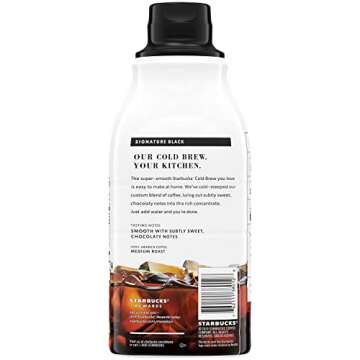 Starbucks Coffee Cold Brew Concentrate 2 Bottles Of 32 Fl Oz Net Wt 64 Fl Oz,, ()