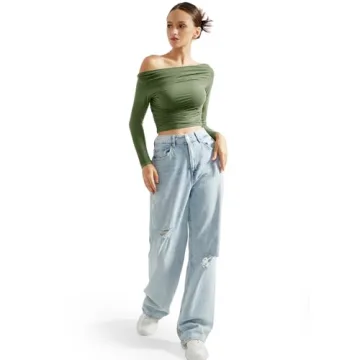 Stylish Off Shoulder Crop Top for Women | SUUKSESS