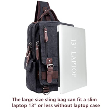 Leaper Retro Canvas Messenger Bag for Stylish Carrying
