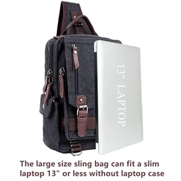 Leaper Retro Canvas Messenger Bag for Stylish Carrying