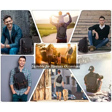 Leaper Retro Canvas Messenger Bag for Stylish Carrying