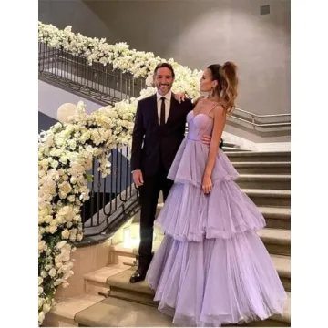 Stunning Tiered Tulle Prom Dress for Elegant Occasions