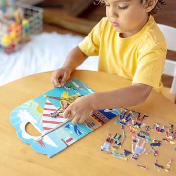 Melissa & Doug Puffy Sticker Activity Book: Pirates - 51 Reusable Stickers