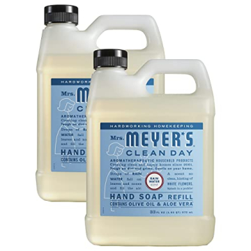 MRS. MEYER'S CLEAN DAY Liquid Hand Soap Refill – Rainwater Scent, Pack of 2