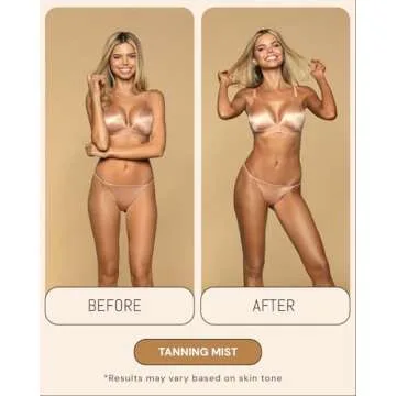 Peta Jane Natural Sunless Tanning Mist 7oz - Organically Derived Self-Tanner Spray, Lightweight & Non-Sticky, Streak-Free Glow, For All Skin Types, Vegan & Cruelty-Free