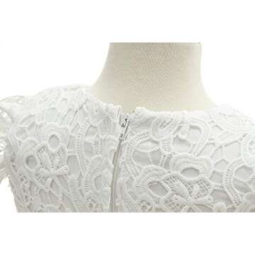 Elegant Baby Girls Lace Dress for Christening