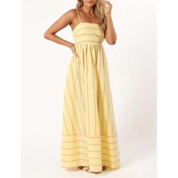 Stylish ABYOVRT Striped Maxi Dress for Every Occasion