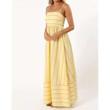 Stylish ABYOVRT Striped Maxi Dress for Every Occasion