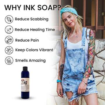 Ink Oil's Tattoo Aftercare Soap I Salve Ointment for Healing Tattoo I Perfect For Tattoo Lovers I Aftercare Essentials For All Skin I Inked OilI Aesthetic Beauty Products I Soothing Tattoo Care