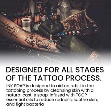 Ink Oil's Tattoo Aftercare Soap I Salve Ointment for Healing Tattoo I Perfect For Tattoo Lovers I Aftercare Essentials For All Skin I Inked OilI Aesthetic Beauty Products I Soothing Tattoo Care