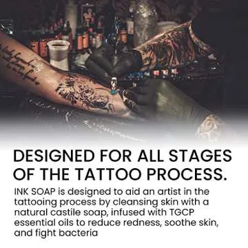 Ink Oil's Tattoo Aftercare Soap I Salve Ointment for Healing Tattoo I Perfect For Tattoo Lovers I Aftercare Essentials For All Skin I Inked OilI Aesthetic Beauty Products I Soothing Tattoo Care