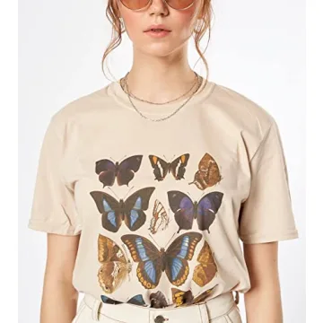 Meladyan Women's Oversize Printed T-Shirt for Casual Style