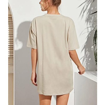 Meladyan Women's Oversize Printed T-Shirt for Casual Style