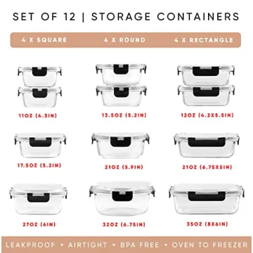 JoyJolt JoyFul 24pc Airtight Food Storage Set