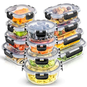 JoyJolt JoyFul 24pc Airtight Food Storage Set