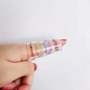 Silicone Ring Mold, 15mm/16mm/17mm /18mm/19mm/20mm/21mm/22mm Ring Jewelry Casting Mold, Large Ring Mold, Resin Casting Mold for Liquid Clay Production, Resin Epoxy Resin, Jewelry Making for DIY Lovers