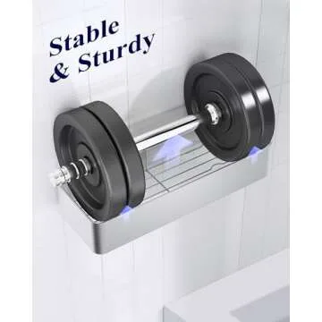 Kitsure Large Shower Caddy 2 Pack for Easy Organization