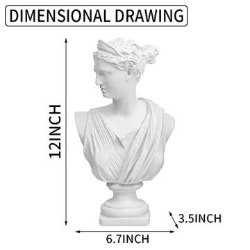 Elegant Greek Statue of Diana for Home Decor